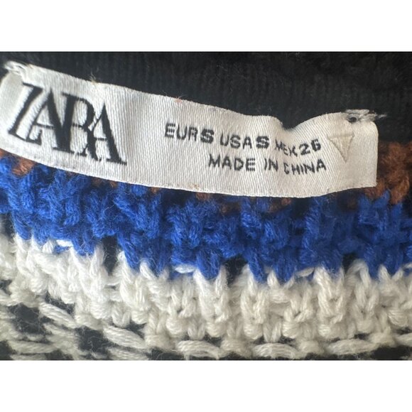 2/$30 ZARA Small Multicolor Striped Knit Dress - Picture 4 of 14
